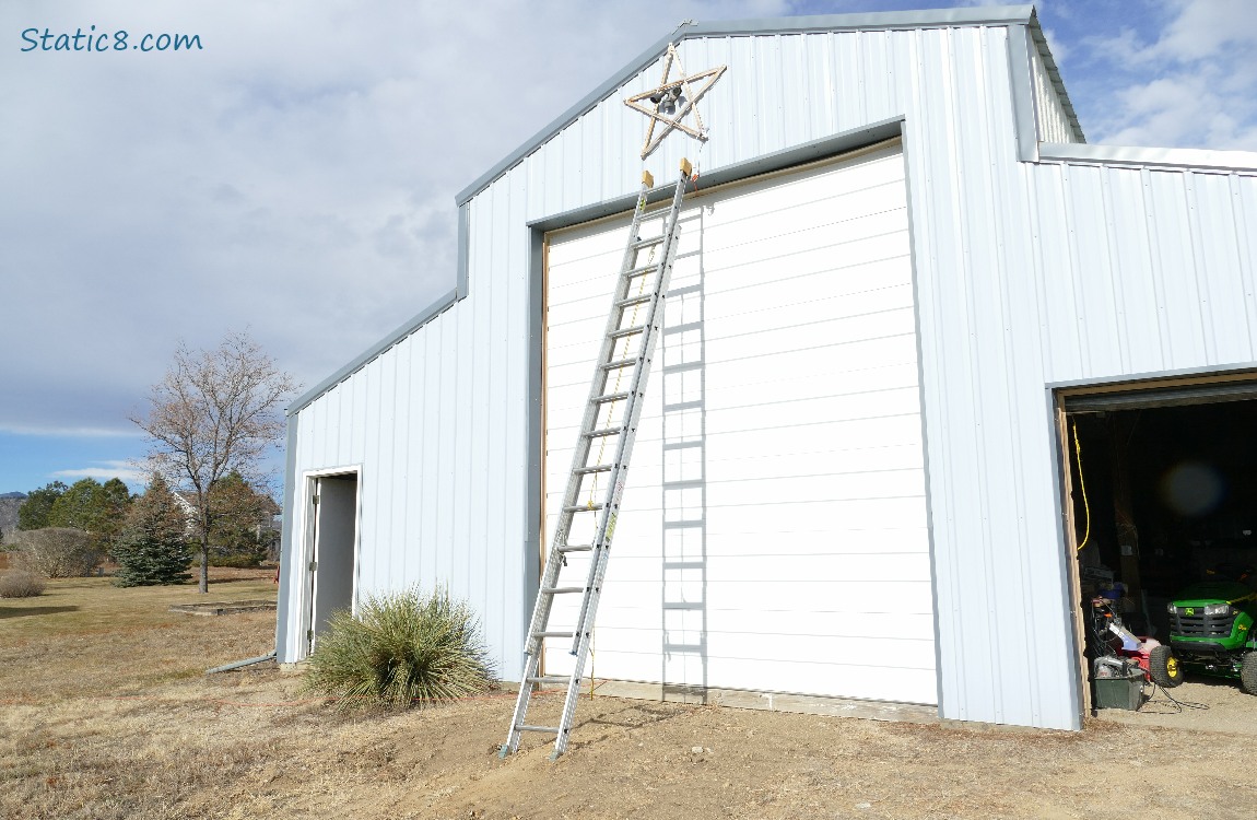 Barn with a star at the top