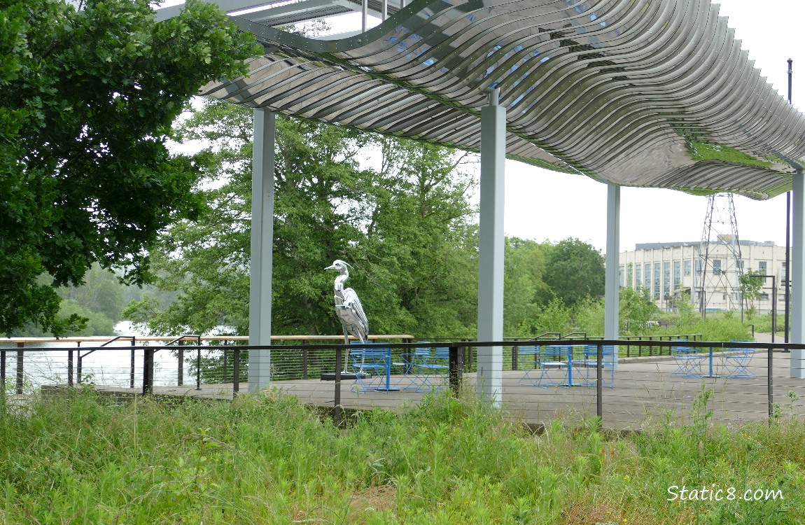 Art Pavilion next to the river