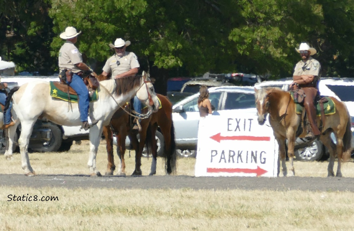 Men on horses