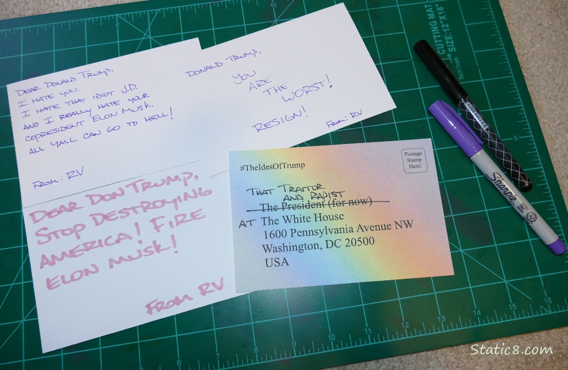 Written postcards