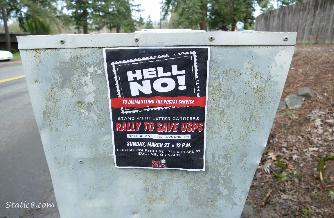 Protest flyer that says Hell No