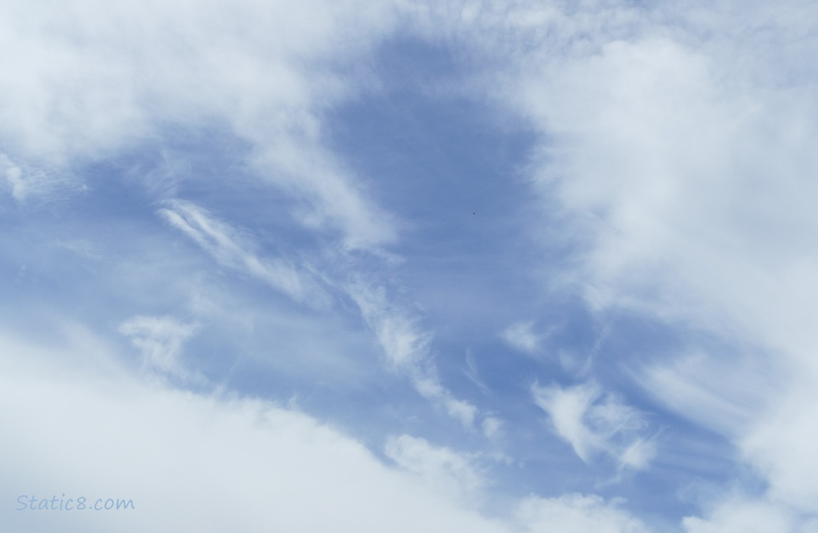 Blue sky with clouds