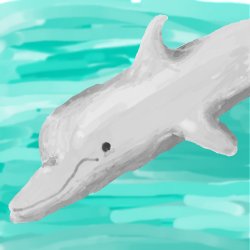 Drawing of a Dolphin