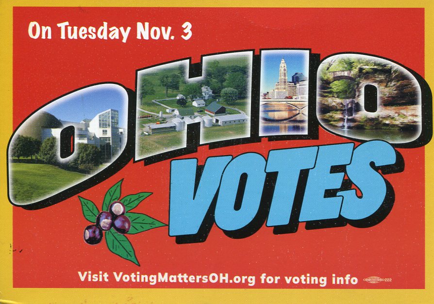 Ohio Votes postcard