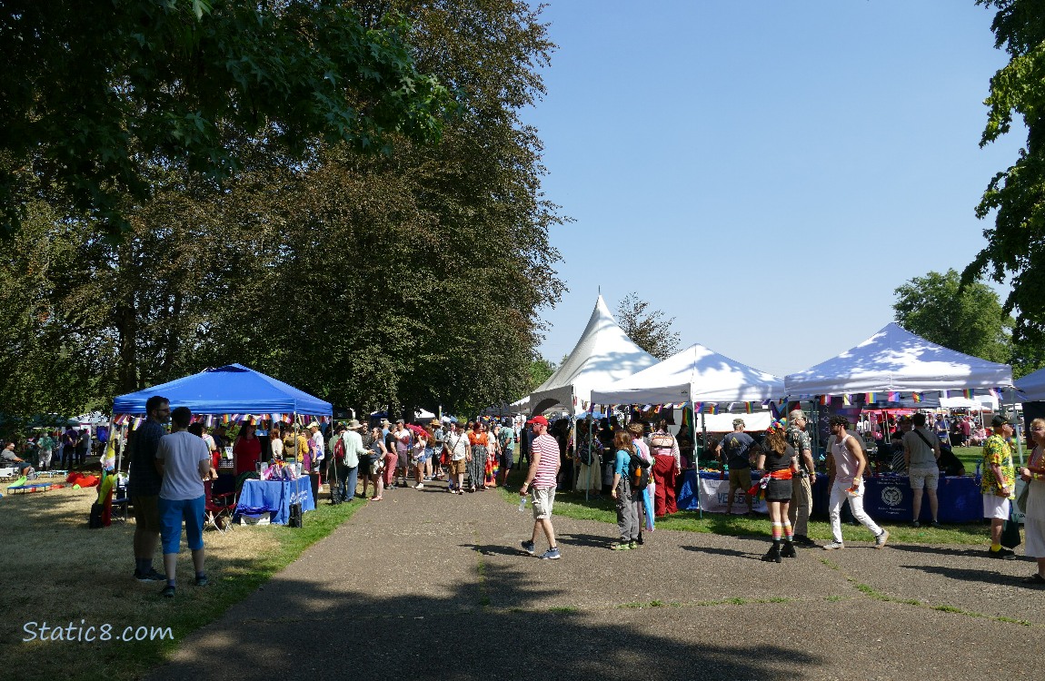 crowds of people