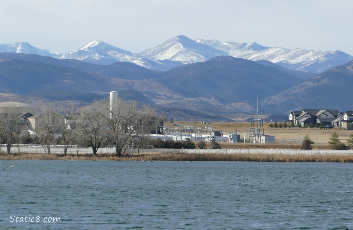 Rocky Mountains in the distance