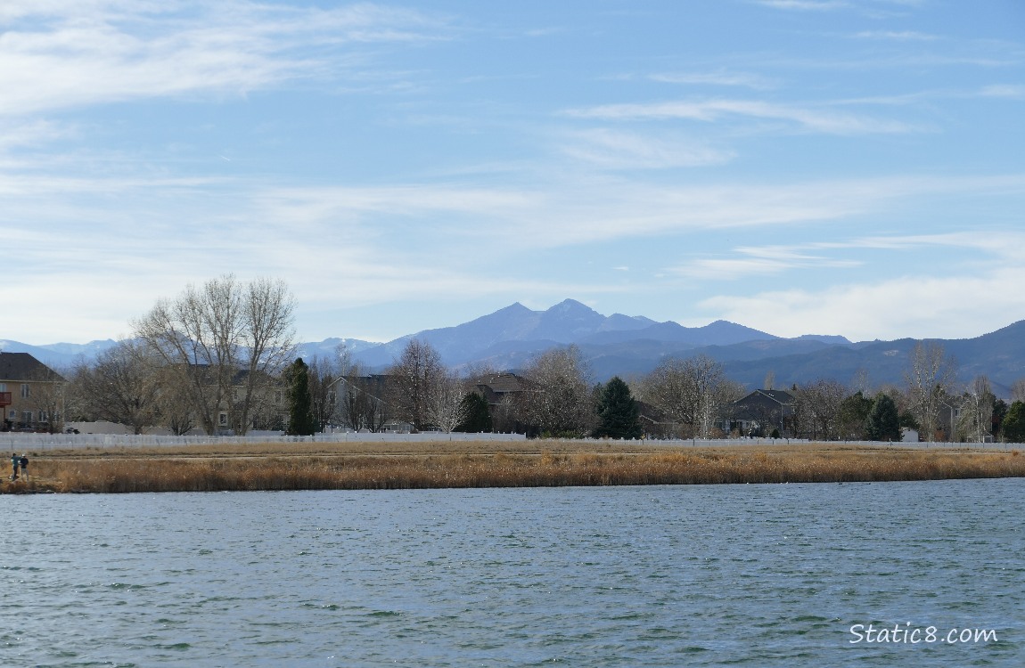 Rocky Mountains in the distance
