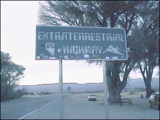 Sign for the Extraterrestrial Highway