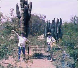 Mom and me in the Desert Botanical Garden